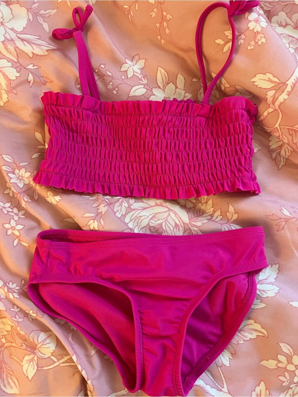 Gap girls Hot Pink Bikini size XS